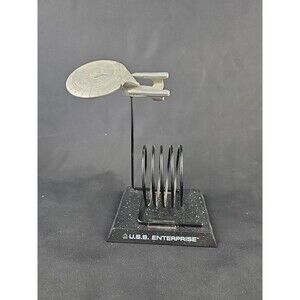 STAR TREK USS ENTERPRISE DESK TOP LETTER HOLDER APPLAUSE 1994